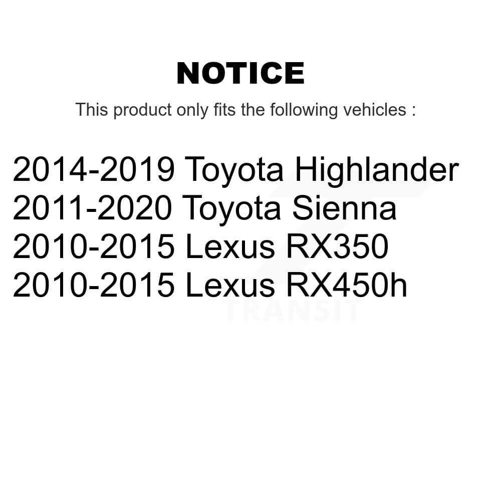CMX - K8-100898 - Rear Disc Brake Rotor Kits image 13