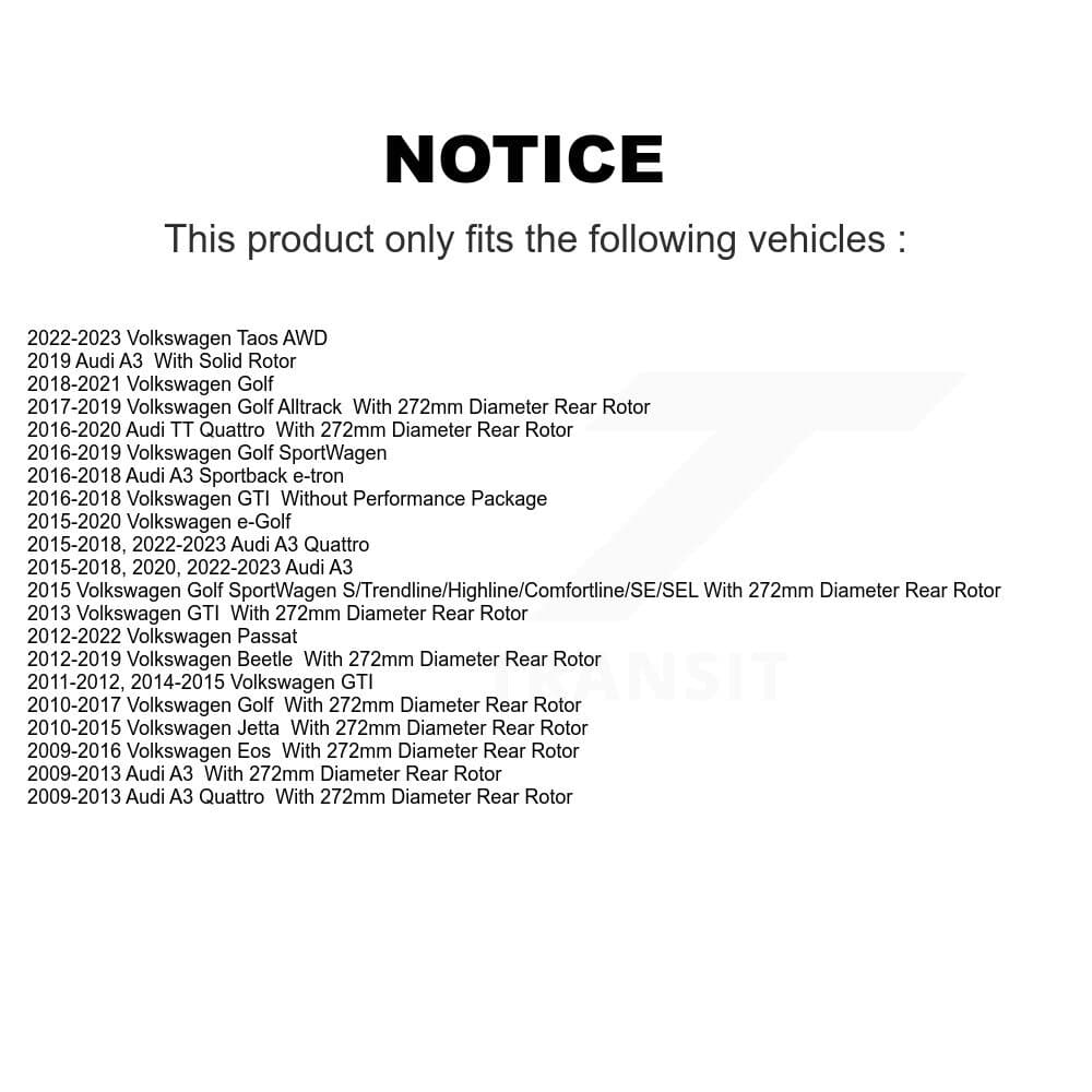 CMX - K8-100906 - Rear Disc Brake Rotor Kits image 13