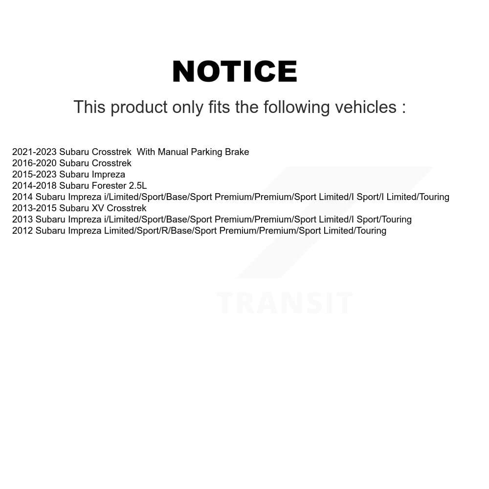 CMX - K8-100924 - Rear Disc Brake Rotor Kits image 13