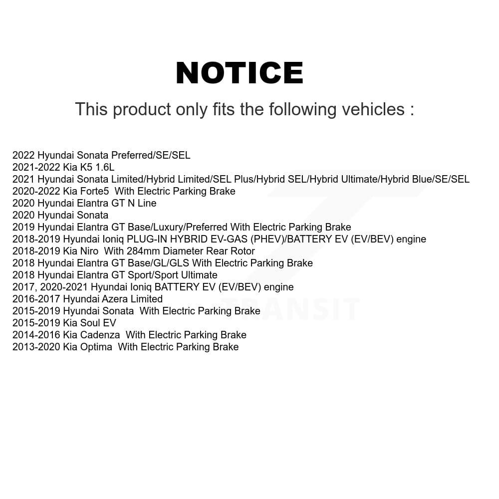 CMX - K8-100933 - Rear Disc Brake Rotor Kits image 13