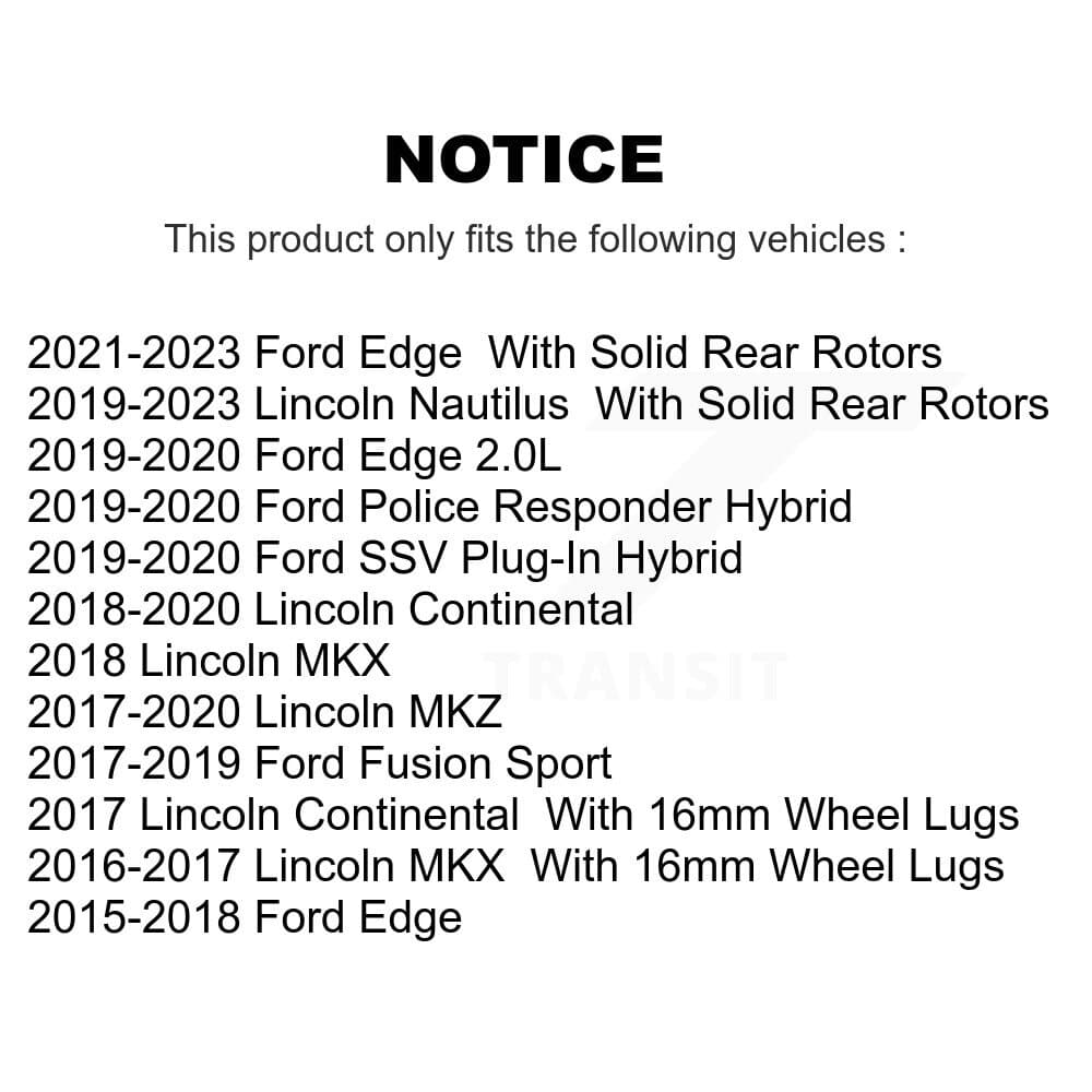 CMX - K8-100961 - Rear Disc Brake Rotor Kits image 13