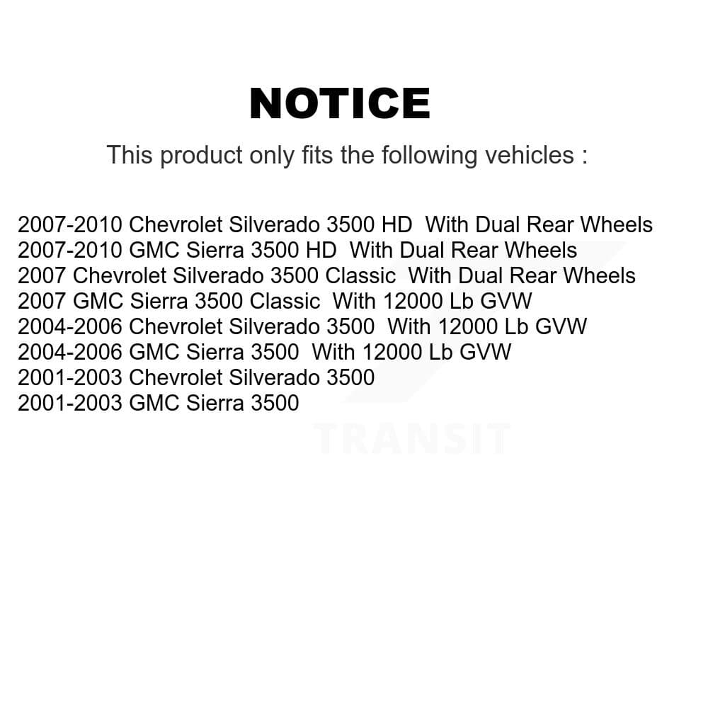 CMX - K8-100992 - Front and Rear Disc Brake Rotor Kits image 13
