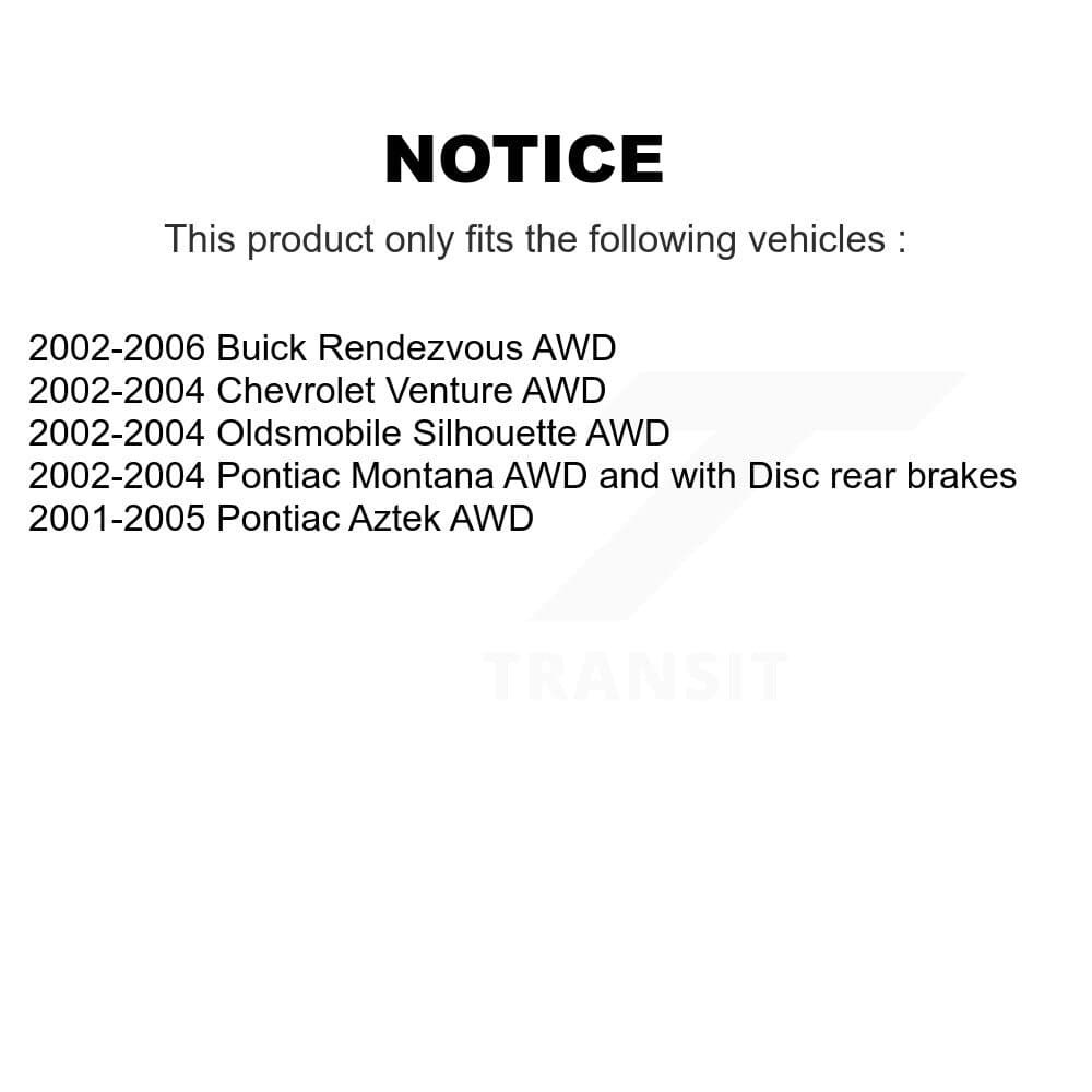CMX - K8-100996 - Front and Rear Disc Brake Rotor Kits image 13