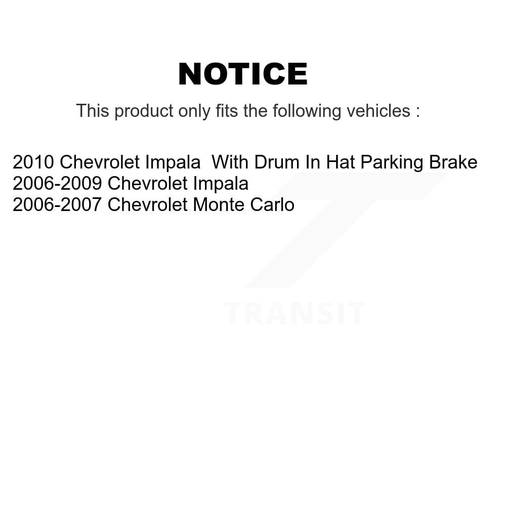 CMX - K8-101024 - Front and Rear Disc Brake Rotor Kits image 13