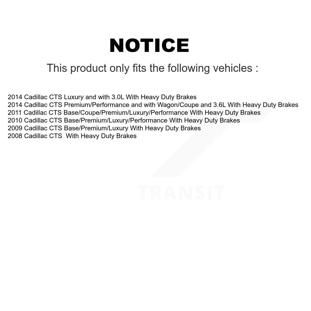 CMX - K8-101037 - Front and Rear Disc Brake Rotor Kits image 13