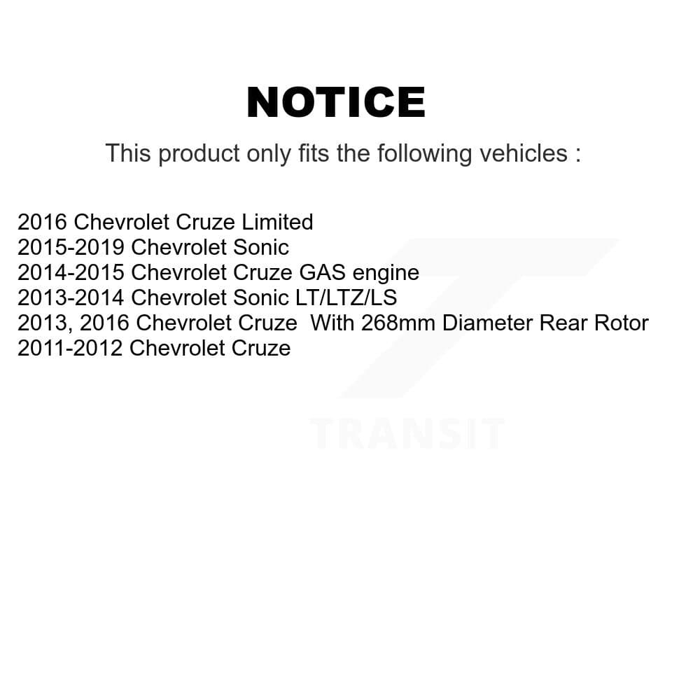 CMX - K8-101050 - Front and Rear Disc Brake Rotor Kits image 13