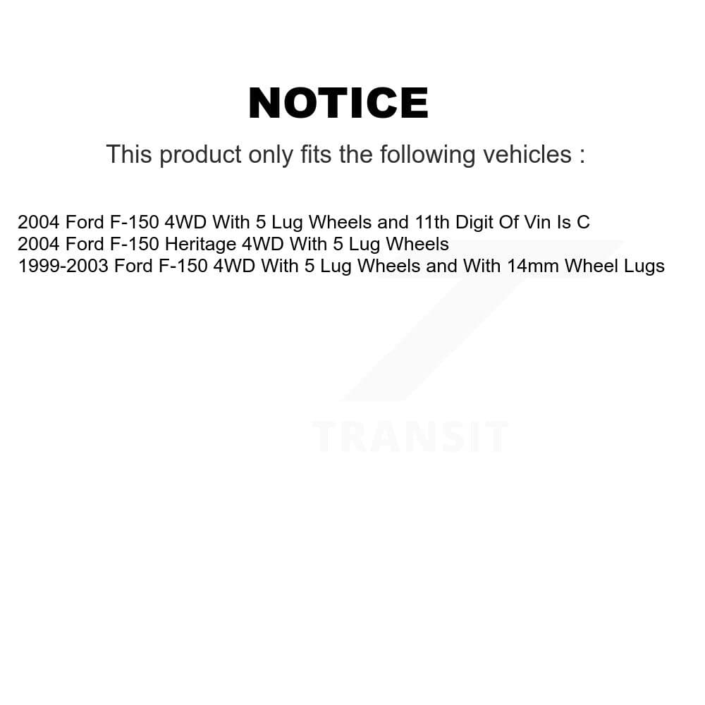 CMX - K8-101080 - Front and Rear Disc Brake Rotor Kits image 13