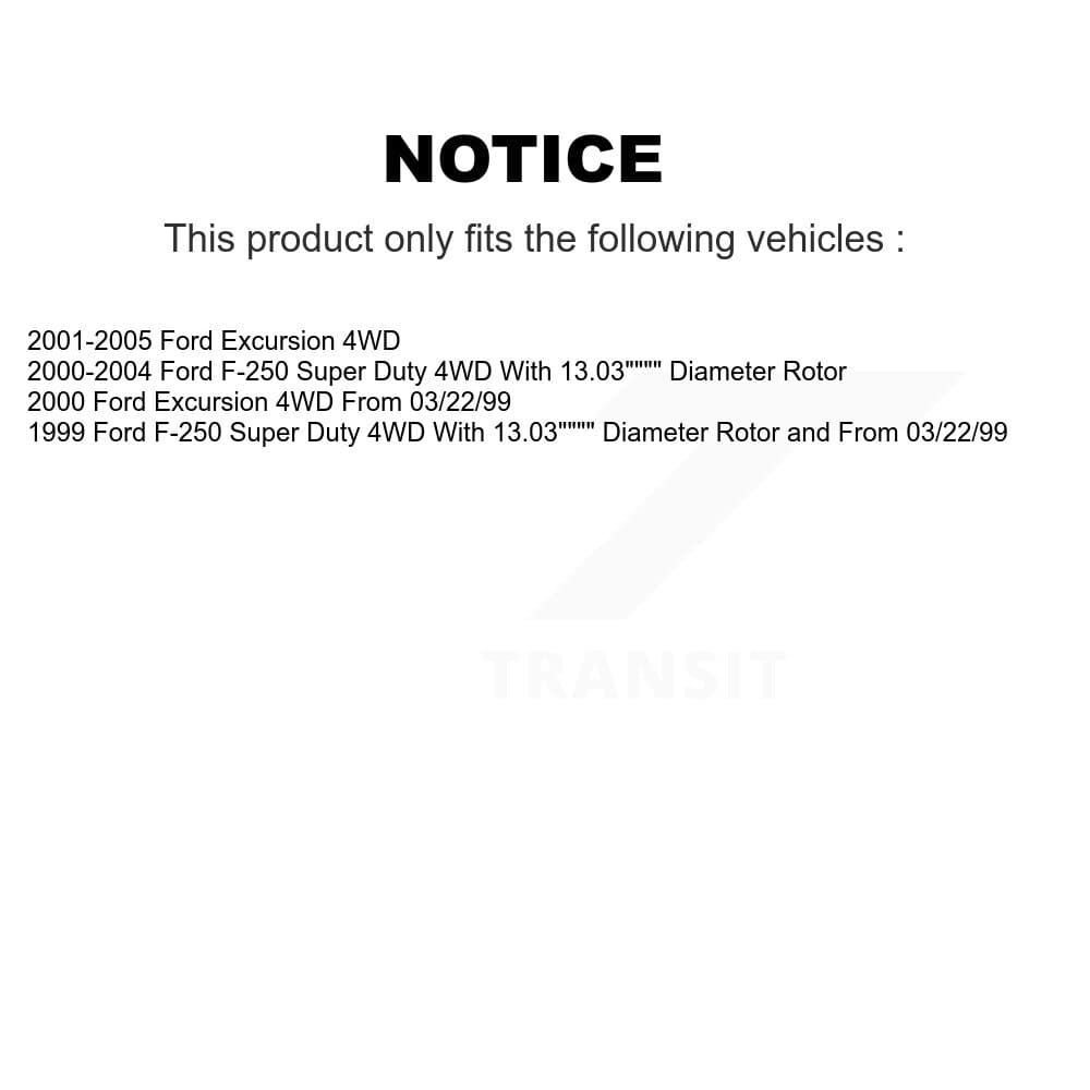 CMX - K8-101095 - Front and Rear Disc Brake Rotor Kits image 13