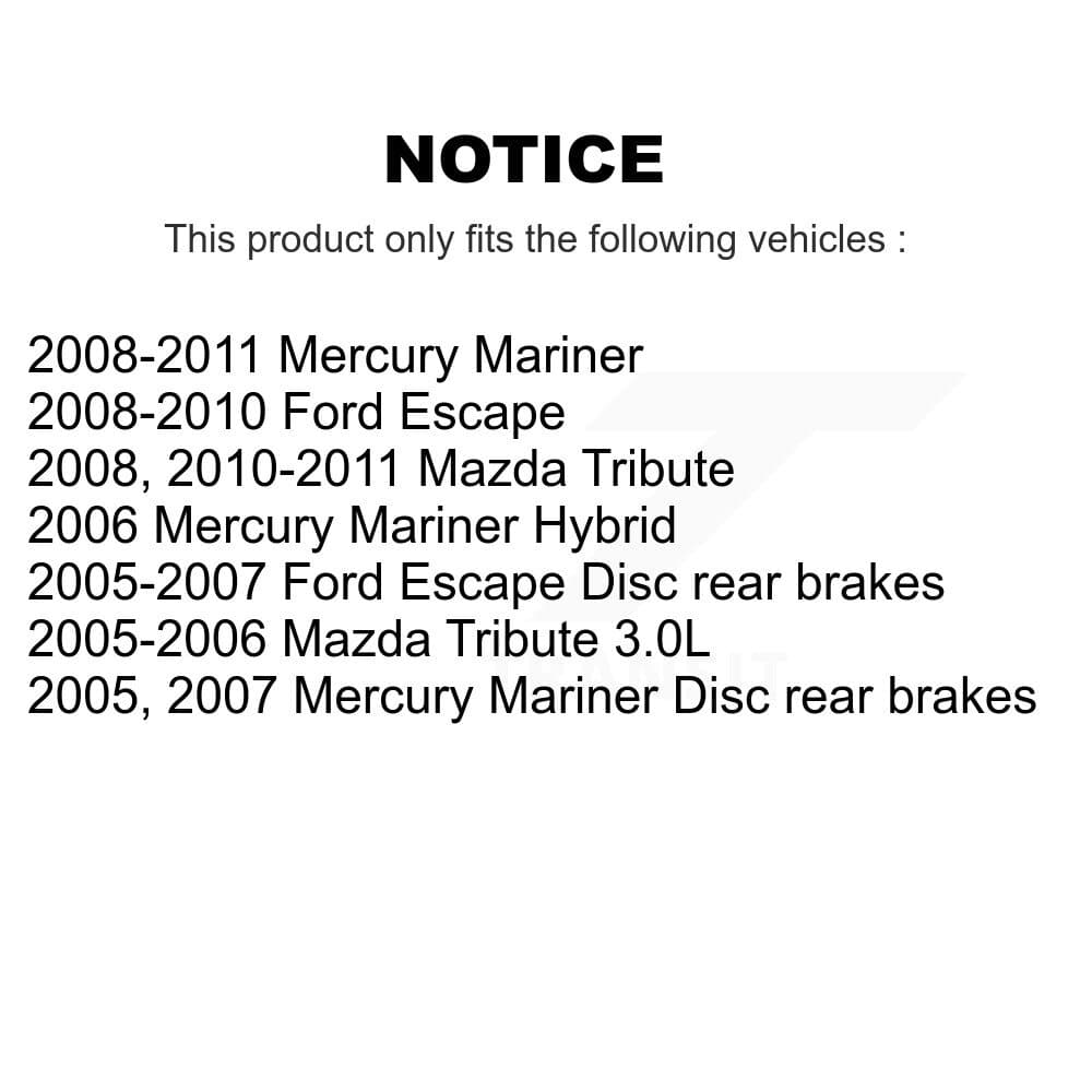 CMX - K8-101114 - Front and Rear Disc Brake Rotor Kits image 13