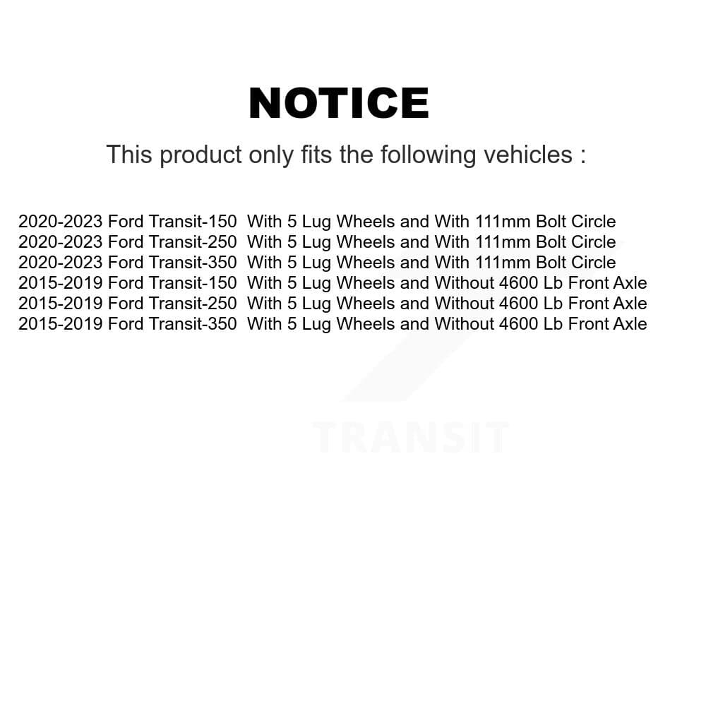 CMX - K8-101153 - Front and Rear Disc Brake Rotor Kits image 13