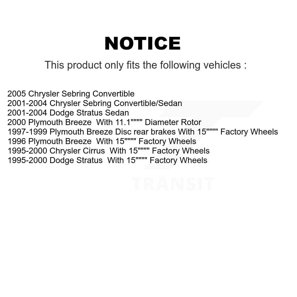 CMX - K8-101164 - Front and Rear Disc Brake Rotor Kits image 13