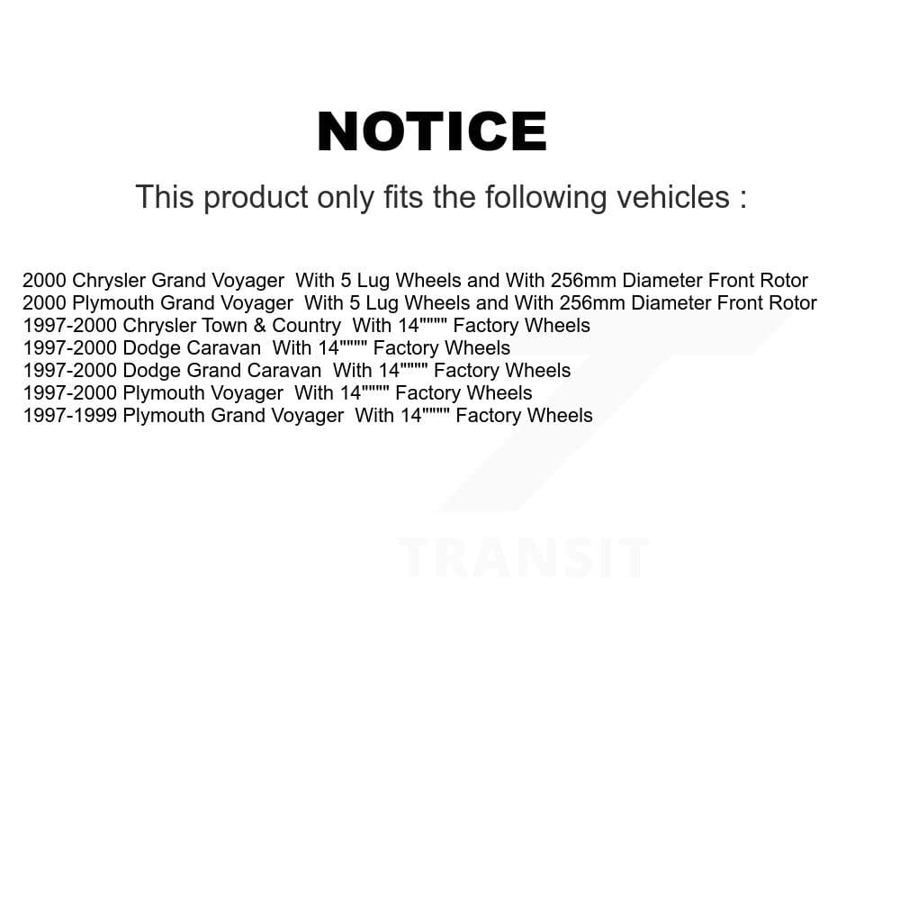 CMX - K8-101168 - Front and Rear Disc Brake Rotor Kits image 13