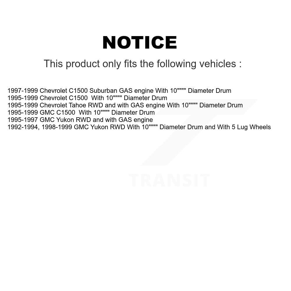 CMX - K8-102187 - Front and Rear Disc Brake Rotor and Hub Assembly Kits image 19