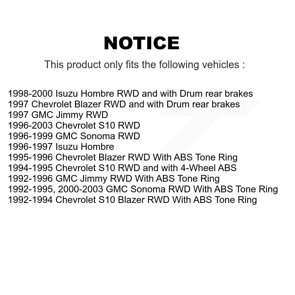CMX - K8-102201 - Front and Rear Disc Brake Rotor and Hub Assembly Kits image 19