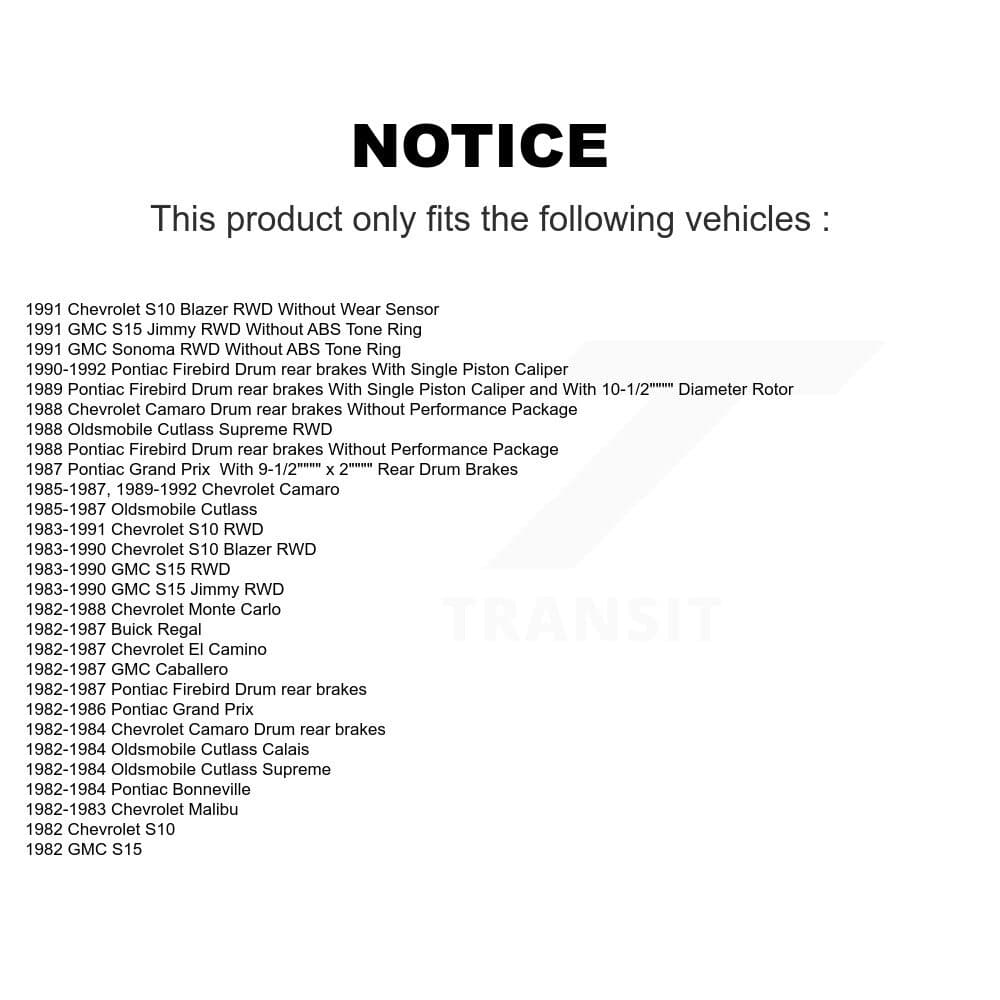 CMX - K8-102203 - Front and Rear Disc Brake Rotor and Hub Assembly Kits image 19