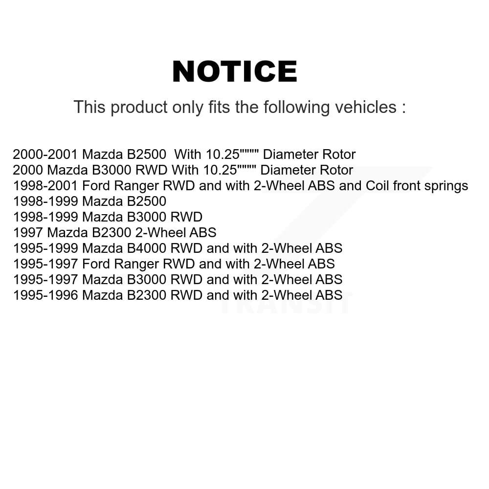 Transit Auto - K8A-100047 - Front Disc Brake Kits image 19