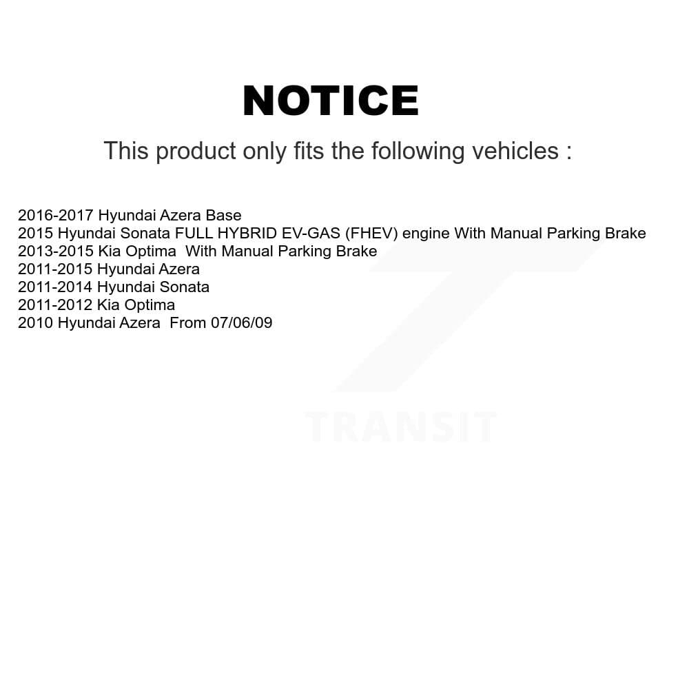 Transit Auto - K8A-100431 - Rear Disc Brake Kits image 19