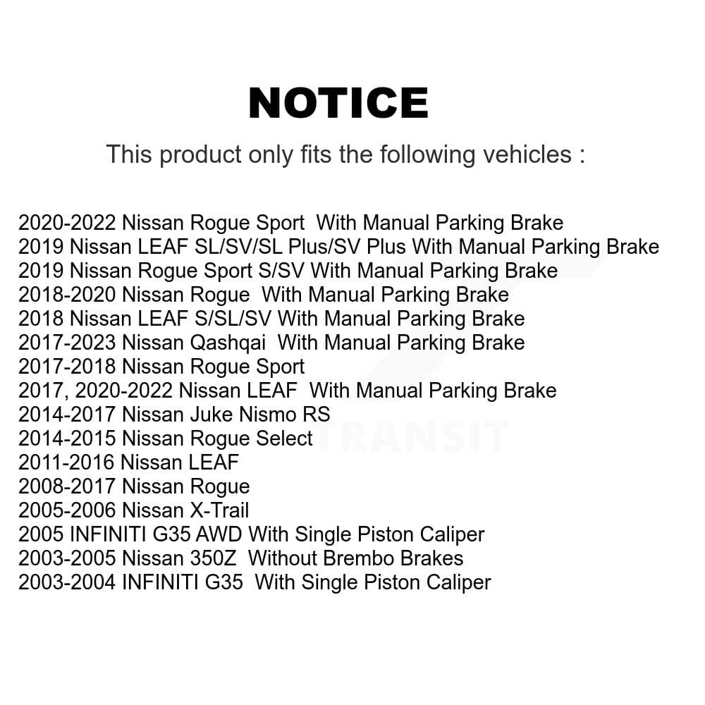 Transit Auto - K8A-100532 - Rear Disc Brake Kits image 19