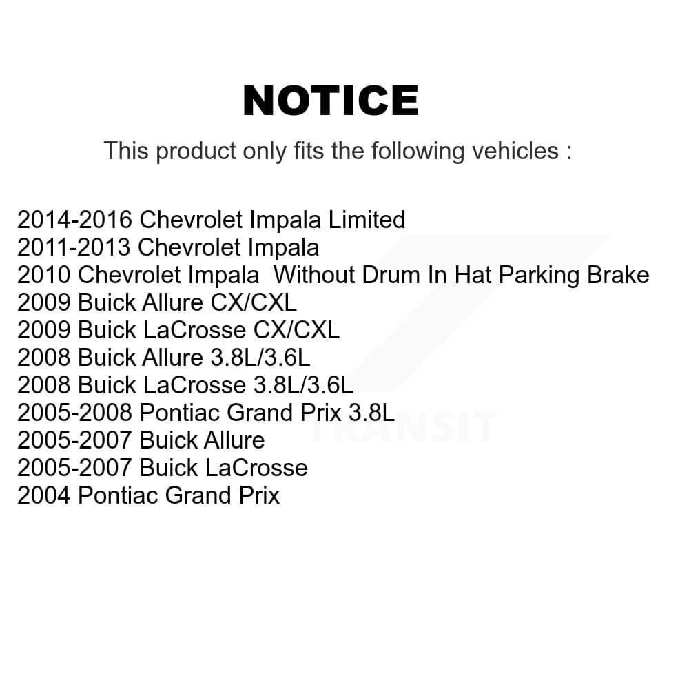 Transit Auto - K8A-100534 - Rear Disc Brake Kits image 19