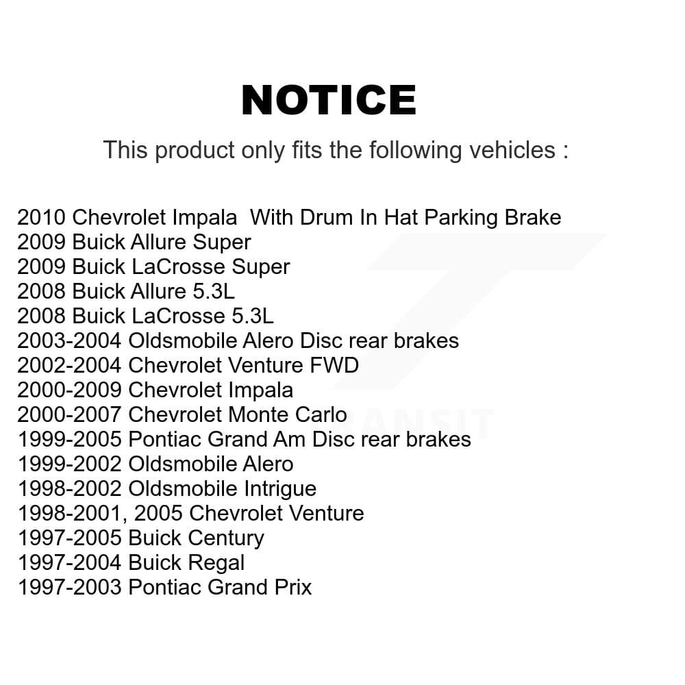 Transit Auto - K8A-100536 - Rear Disc Brake Kits image 19