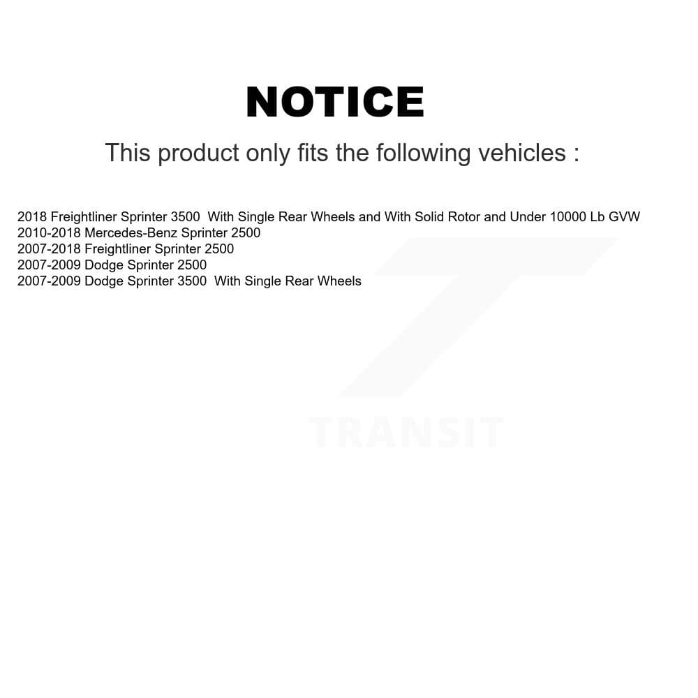 Transit Auto - K8A-100679 - Rear Disc Brake Kits image 19