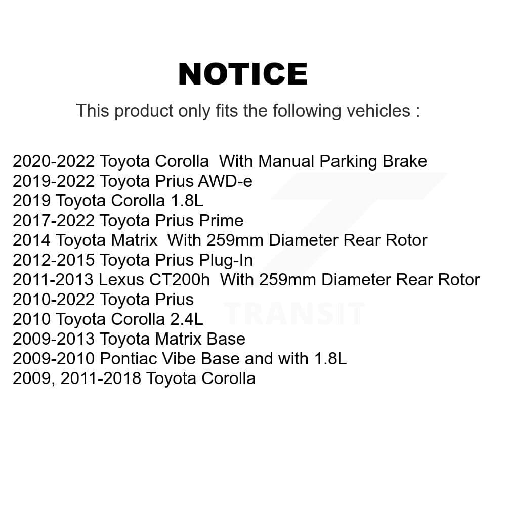 Transit Auto - K8A-100778 - Rear Disc Brake Kits image 19