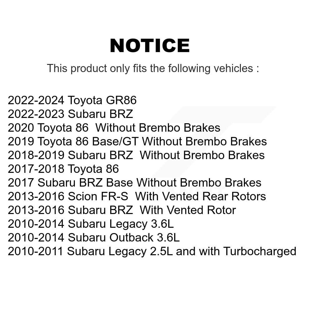 Transit Auto - K8A-100824 - Rear Disc Brake Kits image 19