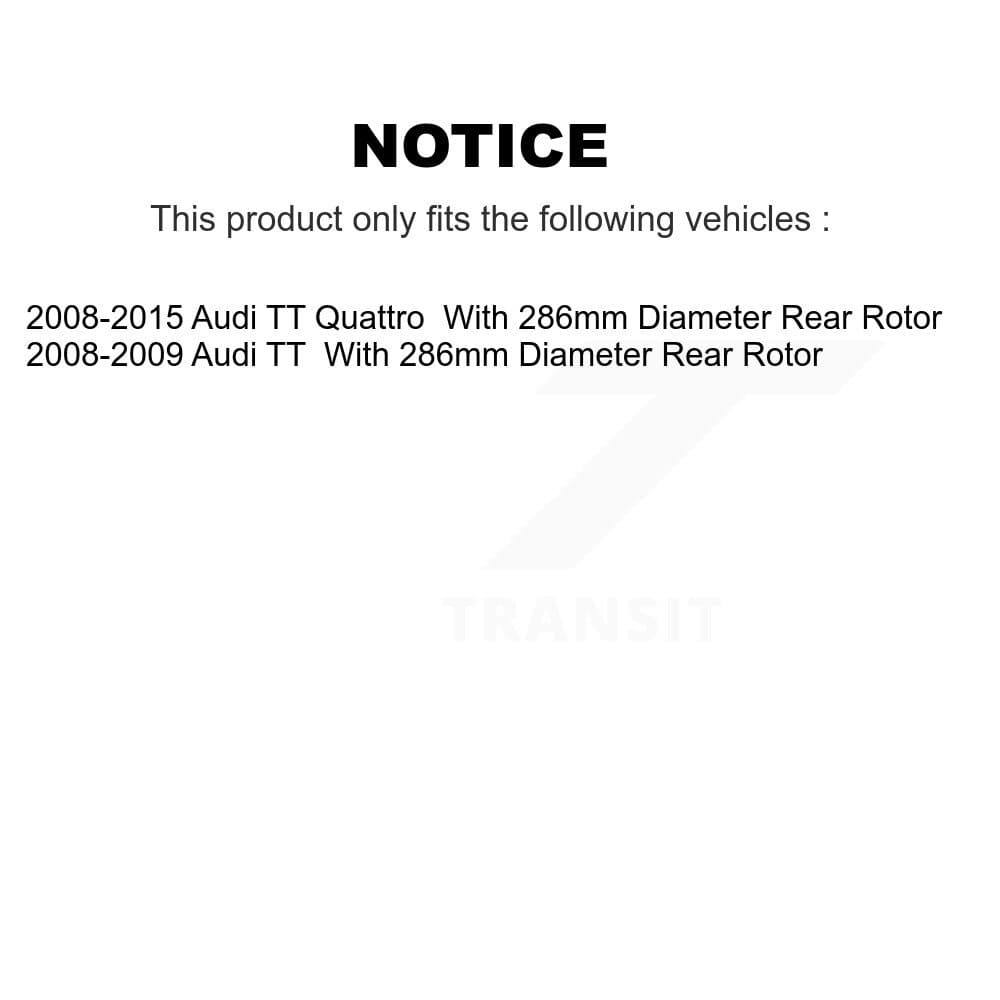 Transit Auto - K8A-100917 - Rear Disc Brake Kits image 19