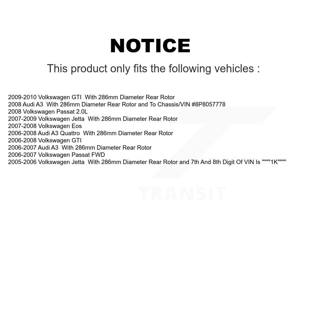 Transit Auto - K8A-100921 - Rear Disc Brake Kits image 19