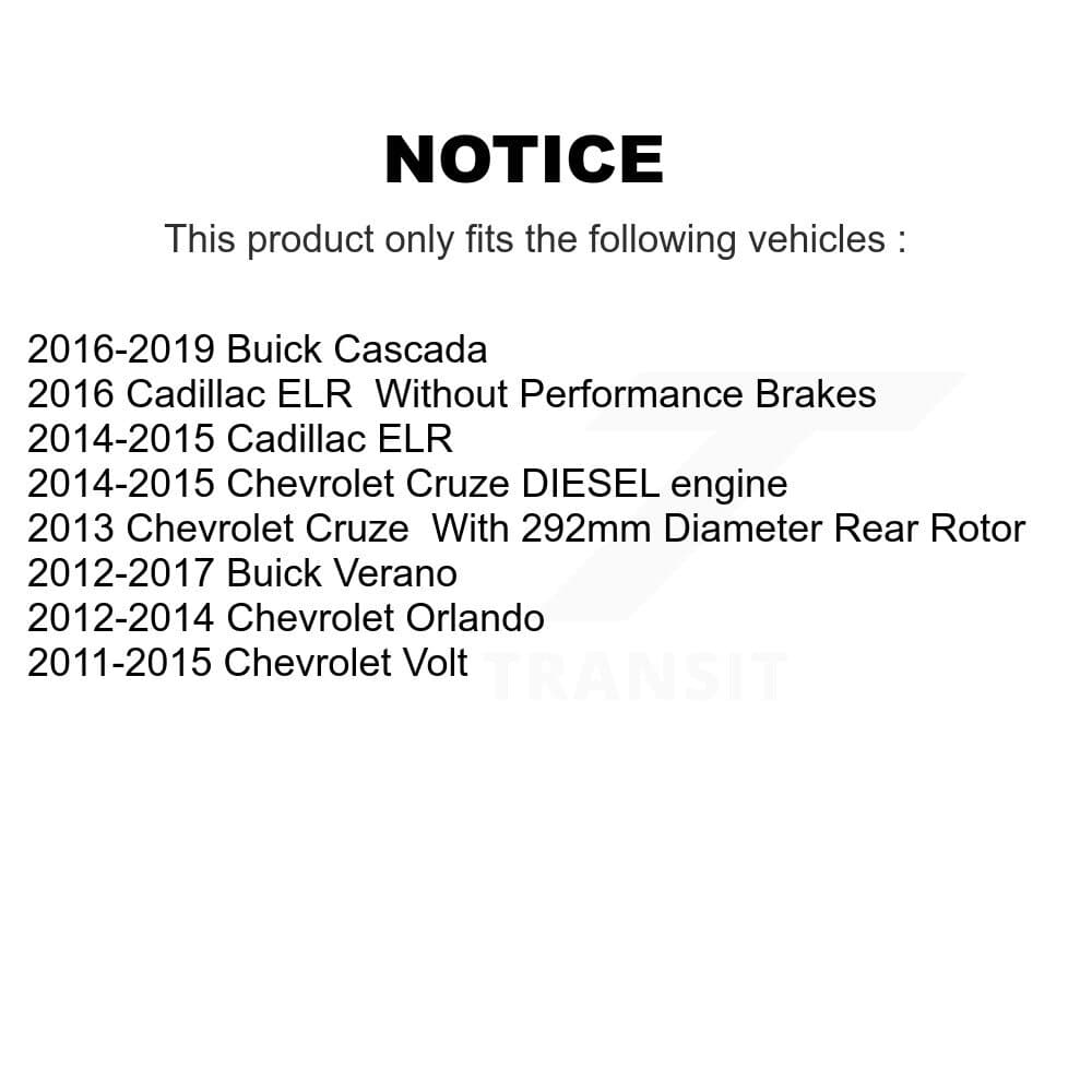 Transit Auto - K8A-100968 - Rear Disc Brake Kits image 19