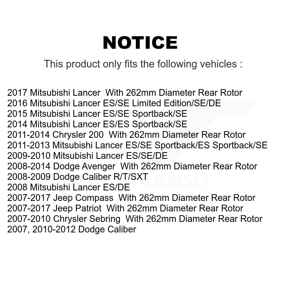 Transit Auto - K8A-101051 - Rear Disc Brake Kits image 19