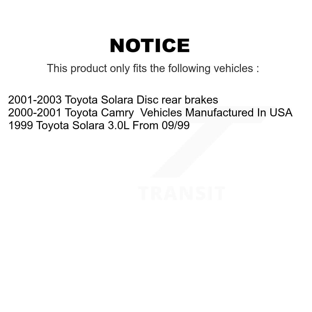 Transit Auto - K8A-101198 - Rear Disc Brake Kits image 19
