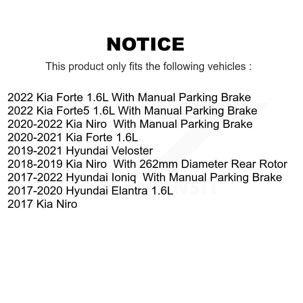 Transit Auto - K8A-101249 - Rear Disc Brake Kits image 19