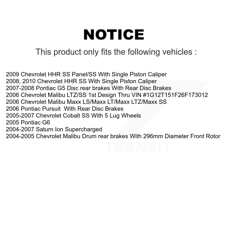 Transit Auto - K8A-101290 - Front and Rear Disc Brake Kits image 19