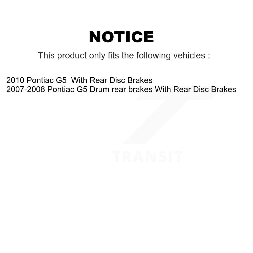Transit Auto - K8A-101365 - Front and Rear Disc Brake Kits image 19
