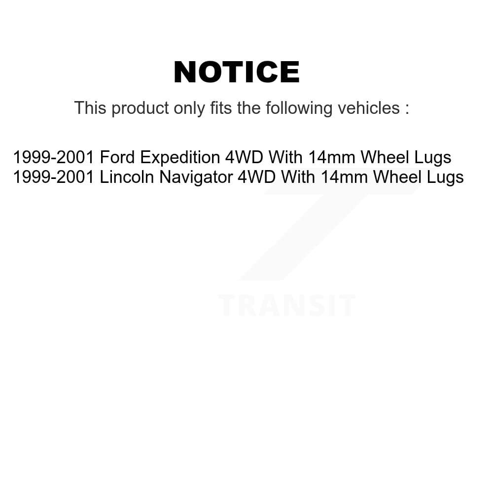 Transit Auto - K8A-101408 - Front and Rear Disc Brake Kits image 19