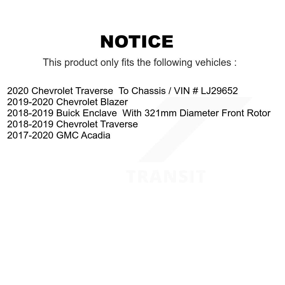 Transit Auto - K8A-101411 - Front and Rear Disc Brake Kits image 19