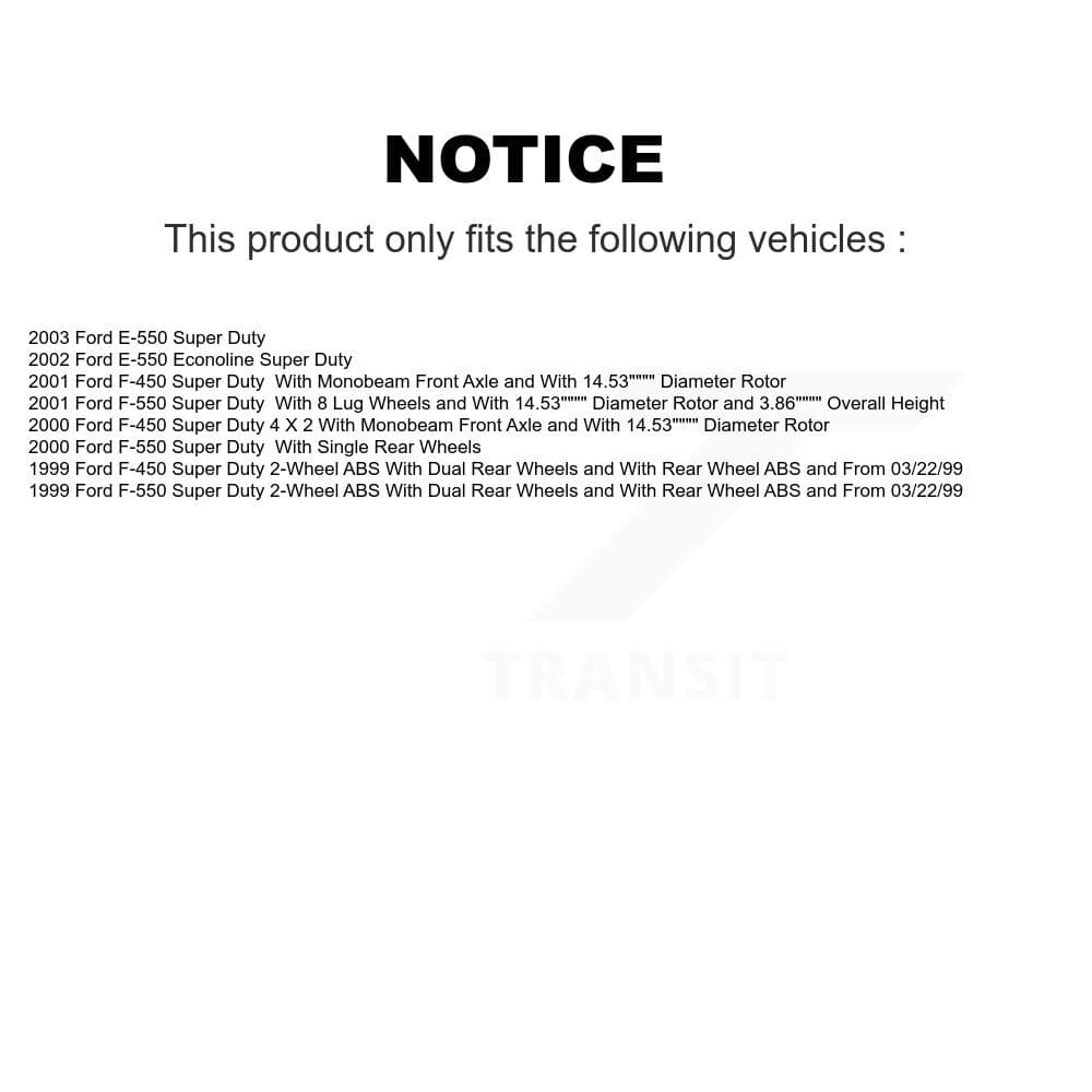 Transit Auto - K8A-101523 - Front and Rear Disc Brake Kits image 19