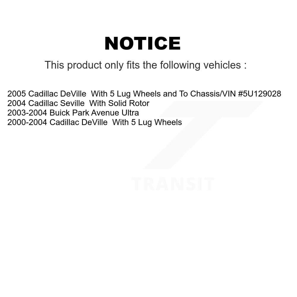 Transit Auto - K8A-101890 - Front and Rear Disc Brake Kits image 19
