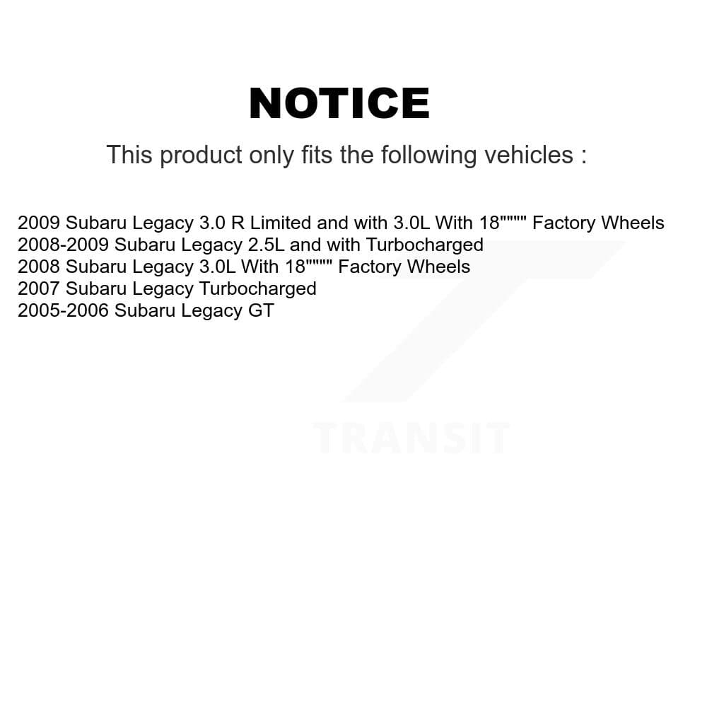 Transit Auto - K8A-102233 - Front and Rear Disc Brake Kits image 19