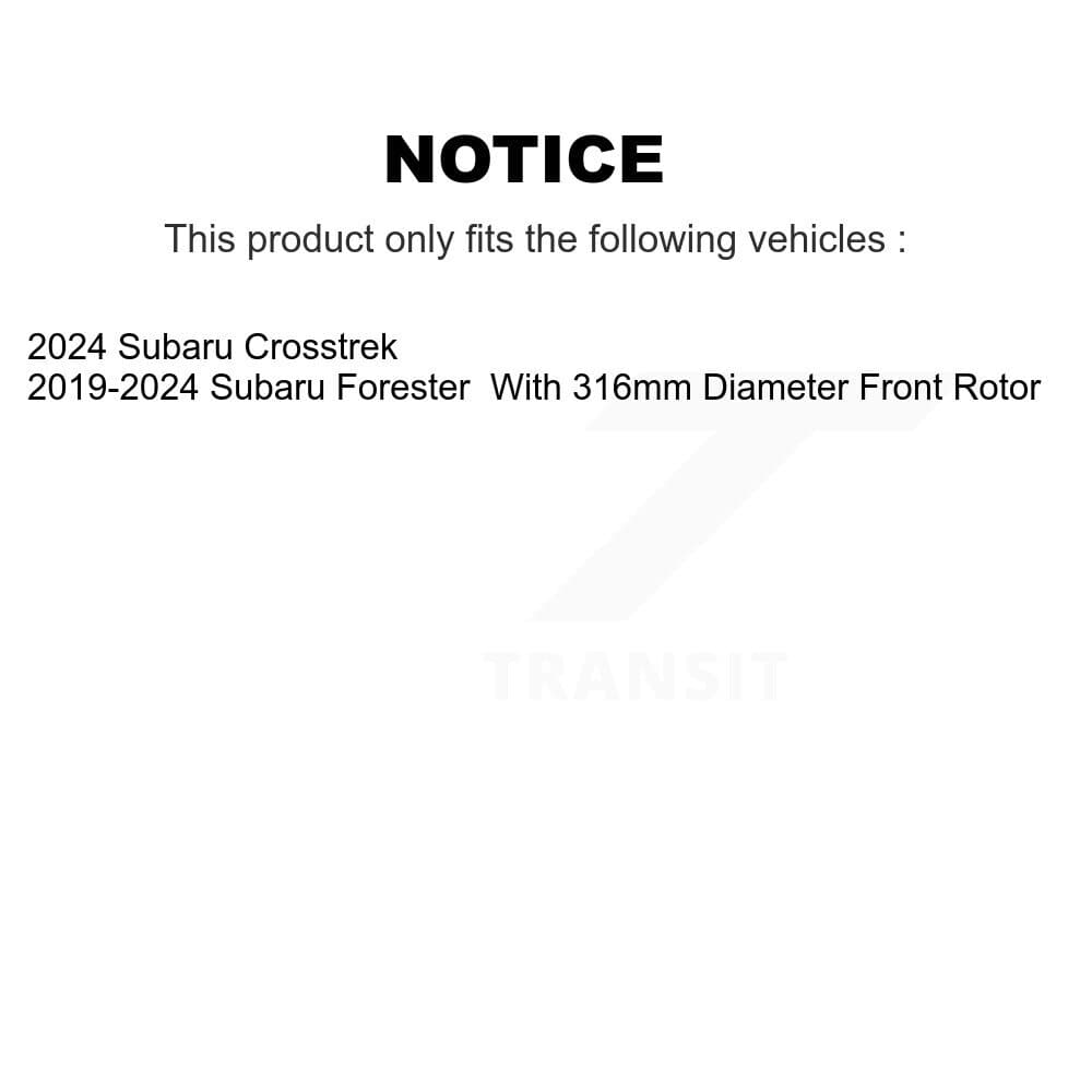Transit Auto - K8A-102438 - Front and Rear Disc Brake Kits image 19