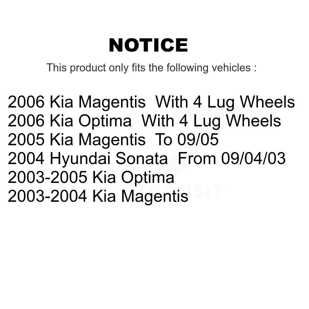 Transit Auto - K8A-102497 - Front and Rear Disc Brake Kits image 19