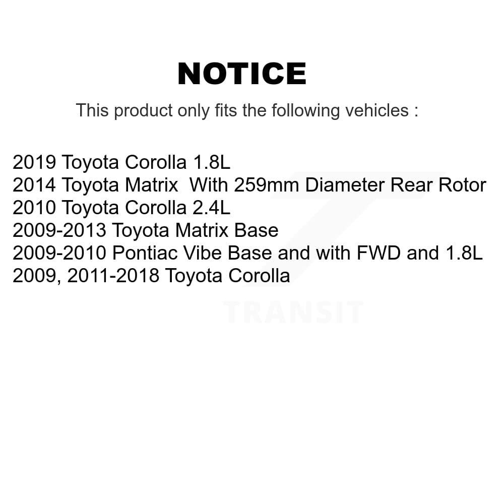 Transit Auto - K8A-102973 - Front and Rear Disc Brake Kits image 19