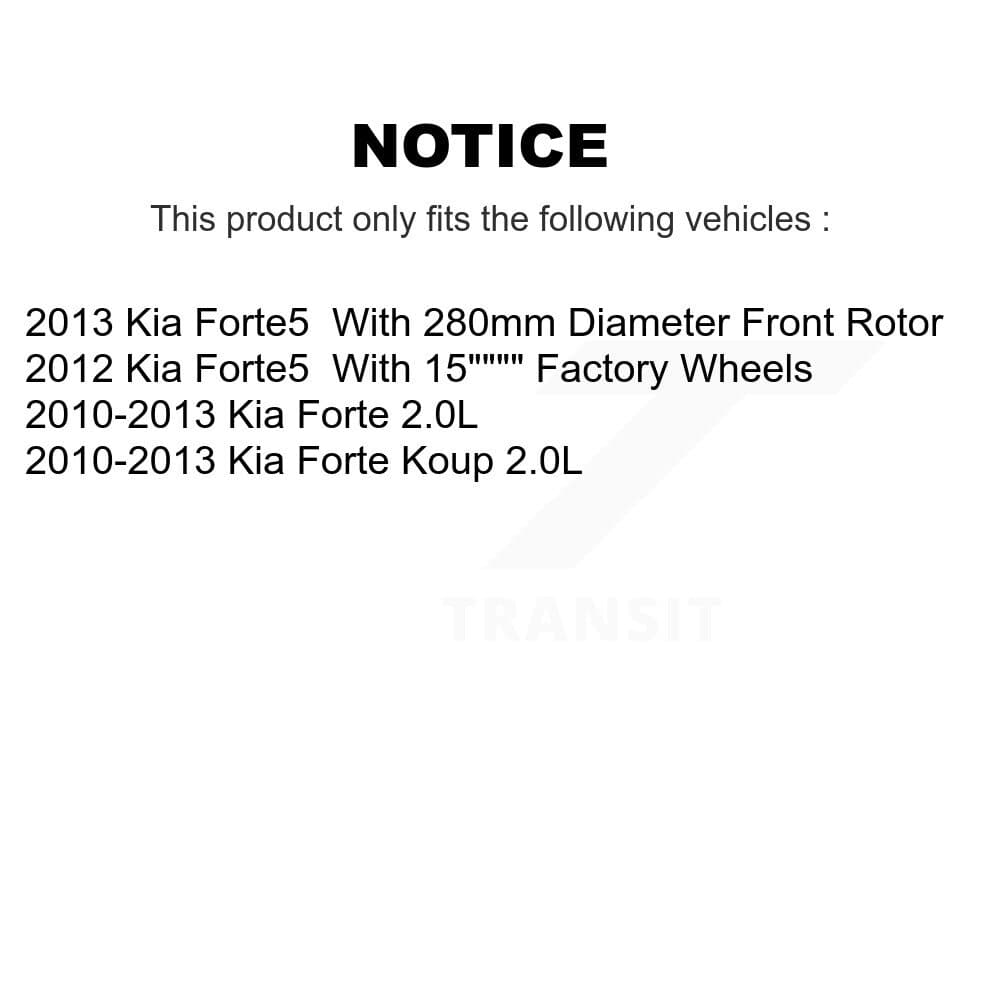 Transit Auto - K8A-103119 - Front and Rear Disc Brake Kits image 19