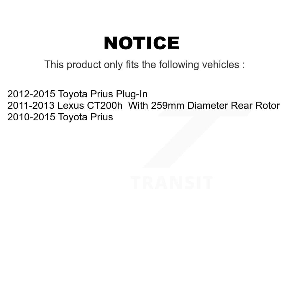 Transit Auto - K8A-103261 - Front and Rear Disc Brake Kits image 19