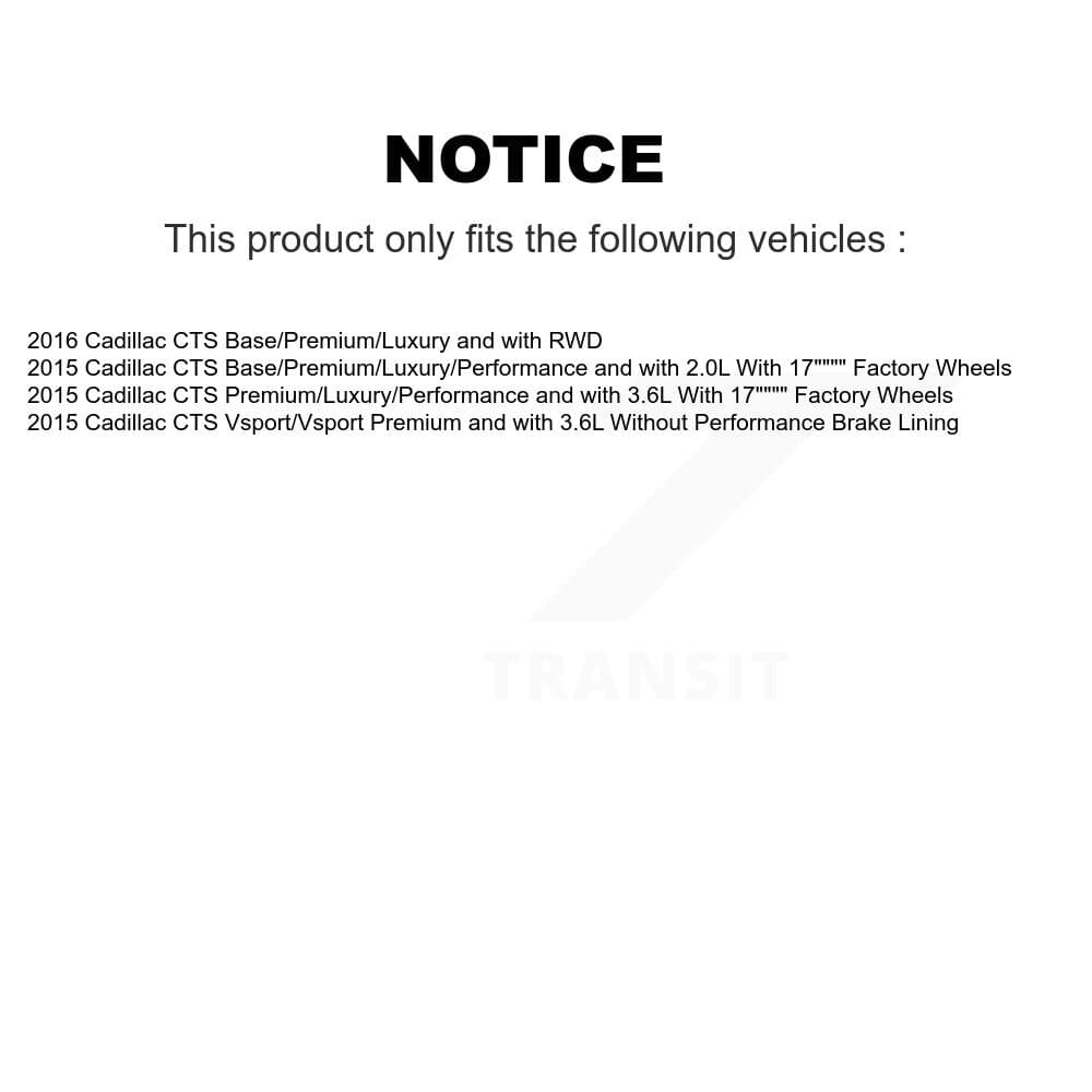 Transit Auto - K8A-103333 - Front and Rear Disc Brake Kits image 19