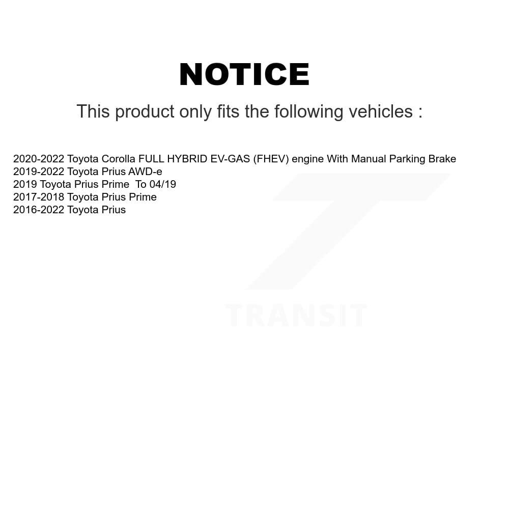 Transit Auto - K8A-103580 - Front and Rear Disc Brake Kits image 19