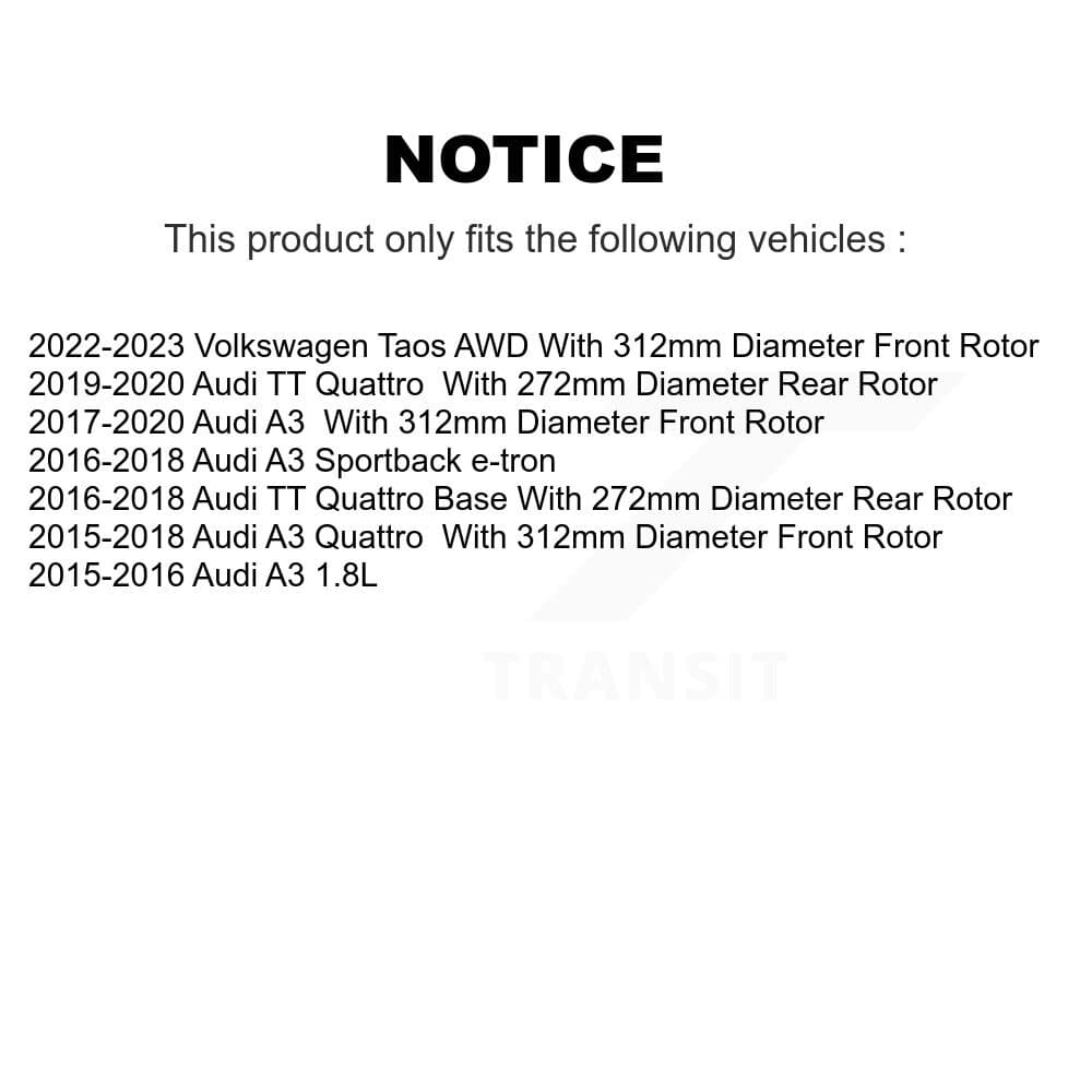 Transit Auto - K8A-103601 - Front and Rear Disc Brake Kits image 19