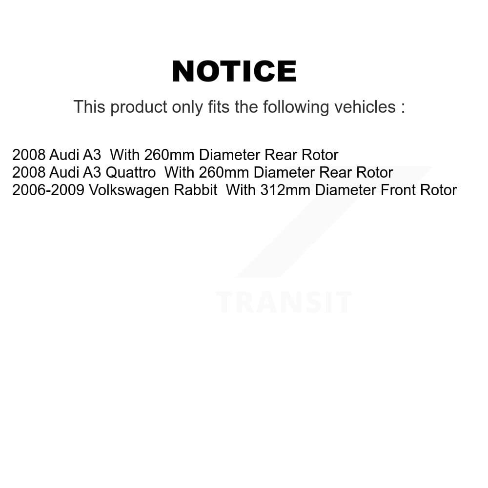 Transit Auto - K8A-103661 - Front and Rear Disc Brake Kits image 19