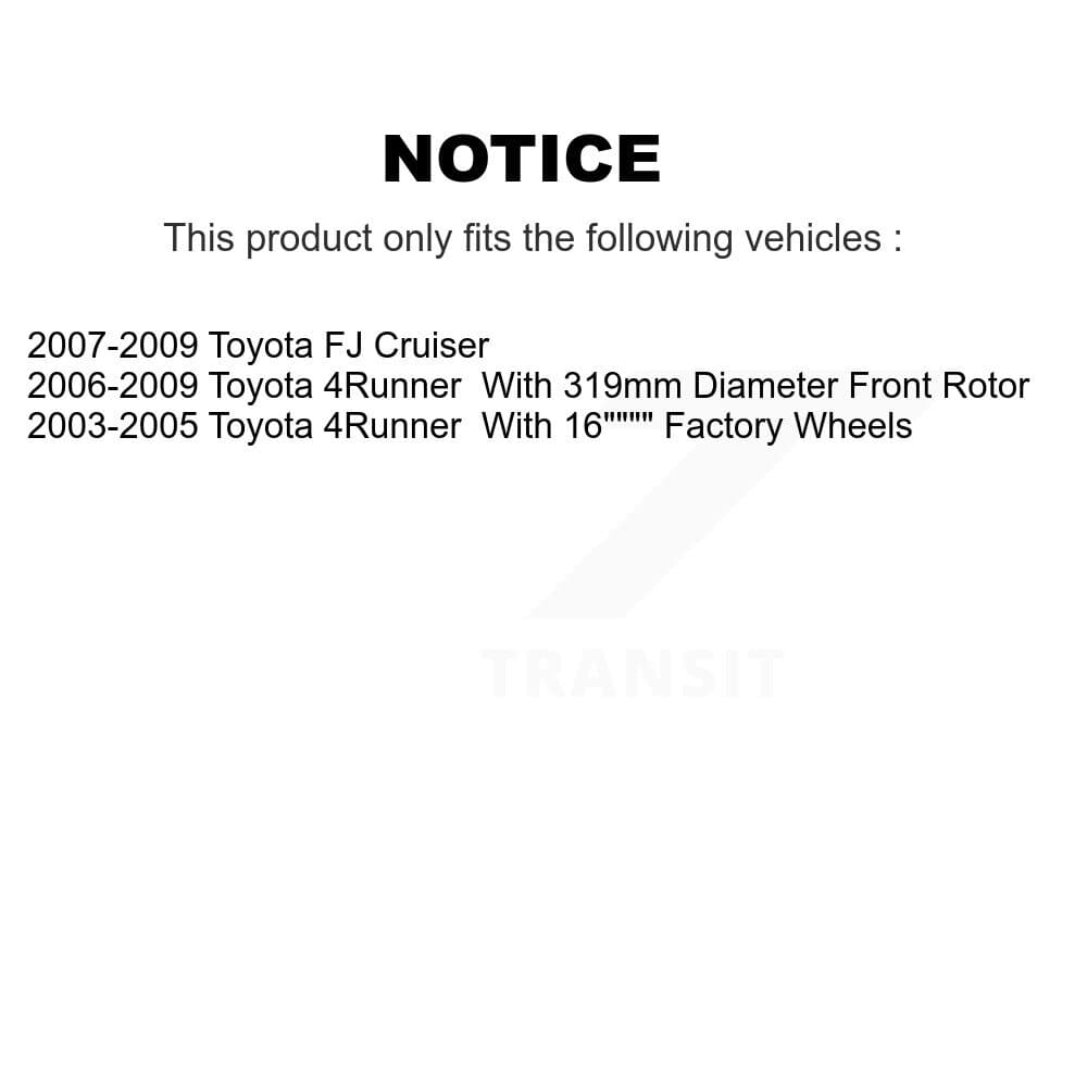 Transit Auto - K8A-103690 - Front and Rear Disc Brake Kits image 19